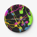 Search for paint splatter plates Neon