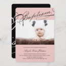 Search for girls rosary christening invitations Pink