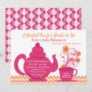 Search for orange bridal shower invitations Pink and orange