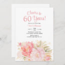Search for cheers to 60 years invitations Sixty