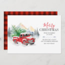Search for lumberjack christmas cards Red truck