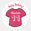 Search for football birthday party stickers Girl
