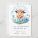 Search for cow baby boy shower invitations Blue