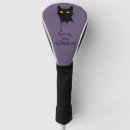 Search for black cat golf head covers Feline