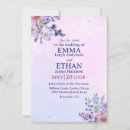 Search for blue and lavender wedding invitations Flowers