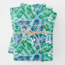 Search for green leaves wrapping paper Tropical