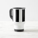 Search for black and white striped travel mugs Stripe pattern