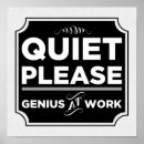 Search for genius at work art Funny sayings