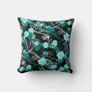 Search for black white turquoise cushions Modern