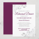 Search for grey rehearsal dinner invitations Simple
