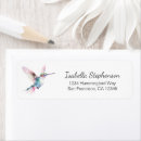 Search for tropical bird return address labels Typography