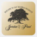 Search for oak tree wedding stickers Farm
