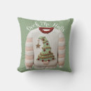 Search for ugly christmas sweater cushions Whimsical