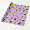 Search for bees wrapping paper Girly