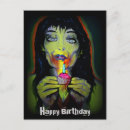 Search for horror birthday cards Zombie
