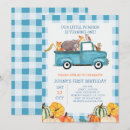 Search for boy turning one invitations Our little pumpkin