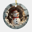 Search for funny snowman christmas tree decorations Winter