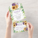 Search for purple sunflower weddings Watercolor
