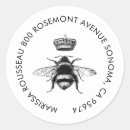 Search for crown return address labels queen bee