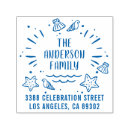 Search for sea shell rubber stamps Address