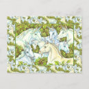 Search for unicorn paintings postcards Mythical creatures