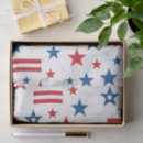 Search for stars and stripes tissue paper America