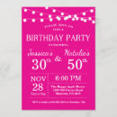 Search for adult party invitations Hot pink