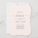 Search for pink gray baby shower invitations Elegant