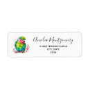 Search for baby bird return address labels Tropical