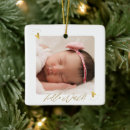 Search for baby announcement christmas tree decorations My first christmas
