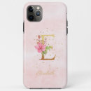 Search for initial e iphone cases Floral