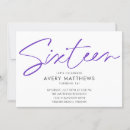 Search for modern sweet 16 invitations Trendy