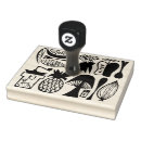 Search for food rubber stamps Modern