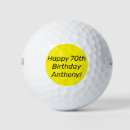 Search for 70th birthday golf balls Seventy