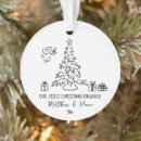 Search for newly married christmas tree decorations For newly weds