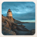 Search for lighthouses coasters Sunset