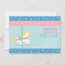 Search for carousel birthday invitations Horse