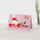 Search for funny character christmas cards Reindeer