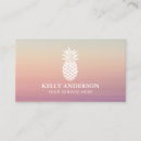 Search for pineapple business cards Tropical