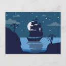 Search for skull illustration postcards Pirate