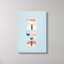 Search for japanese canvas prints Sushi