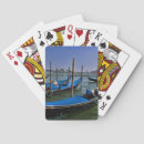 Search for canal boat playing cards Venice