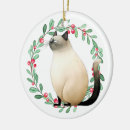 Search for cats christmas tree decorations Siamese