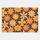 Search for yellow floral wrapping paper Vintage