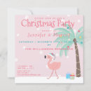 Search for santa party invitations Palm tree