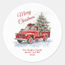 Search for red truck stickers Rustic