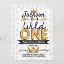 Search for wild things invitations King