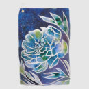 Search for teal blue golf towels Floral