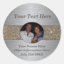 Search for silver and gold wedding stickers Glitter