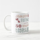 Search for 50th anniversary mugs Marriage